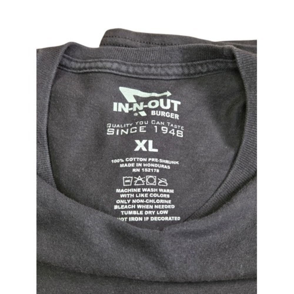 In-N-Out Burger Black Las Vegas Classic Cars Sunset Mike Rider T-Shirt XL - Picture 3 of 3